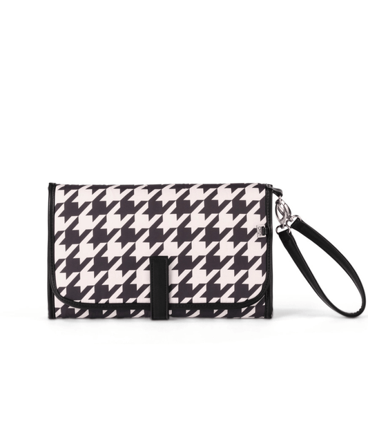 Change Mat Clutch - Houndstooth OiOi Baby Preggi Central Maternity Shop