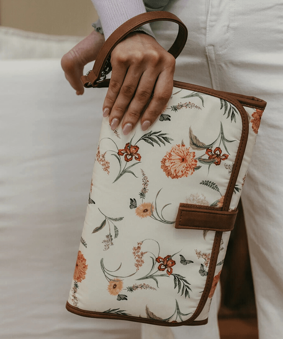 Change Mat Clutch - Wildflower OiOi Baby Preggi Central Maternity Shop Change Mat Clutch - Wildflower OiOi Baby Preggi Central Maternity Shop