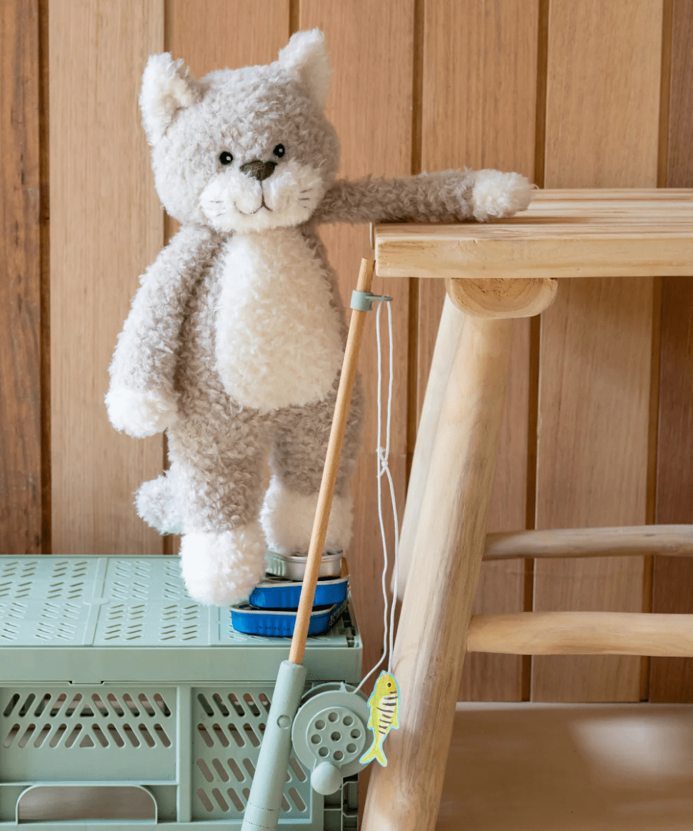 Checkers the Cat - Grey Nana Huchy Baby Preggi Central Maternity Shop Checkers the Cat - Grey Nana Huchy Baby Preggi Central Maternity Shop