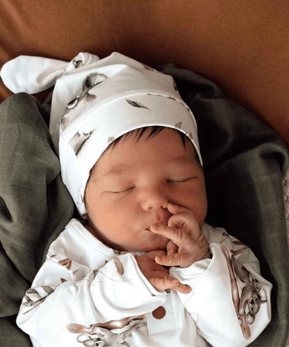 Koala Organic Knotted Beanie Snuggle Hunny Baby Preggi Central Maternity Shop Koala Organic Knotted Beanie Snuggle Hunny Baby Preggi Central Maternity Shop