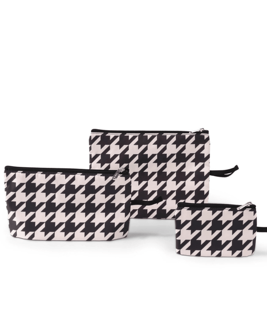 Packing Pouch Trio - Houndstooth OiOi Baby Preggi Central Maternity Shop