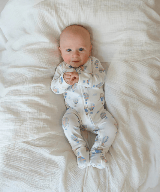 Sky High Organic Zipsuit Bebe by Minihaha Baby Preggi Central Maternity Shop