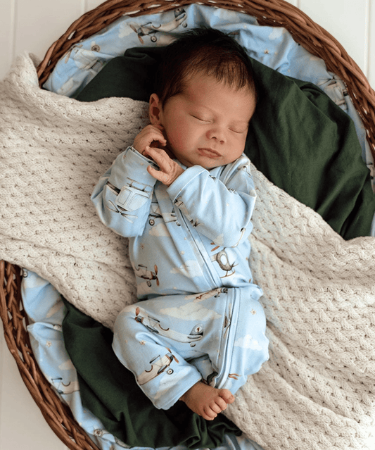 Taking Flight Organic Snugglesuit Convertible Romper Snuggle Hunny Baby Preggi Central Maternity Shop