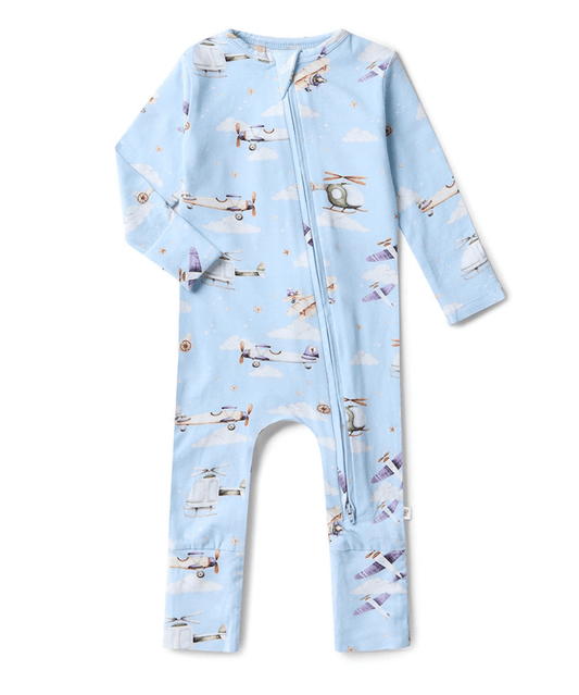 Taking Flight Organic Snugglesuit Convertible Romper Snuggle Hunny Baby Preggi Central Maternity Shop