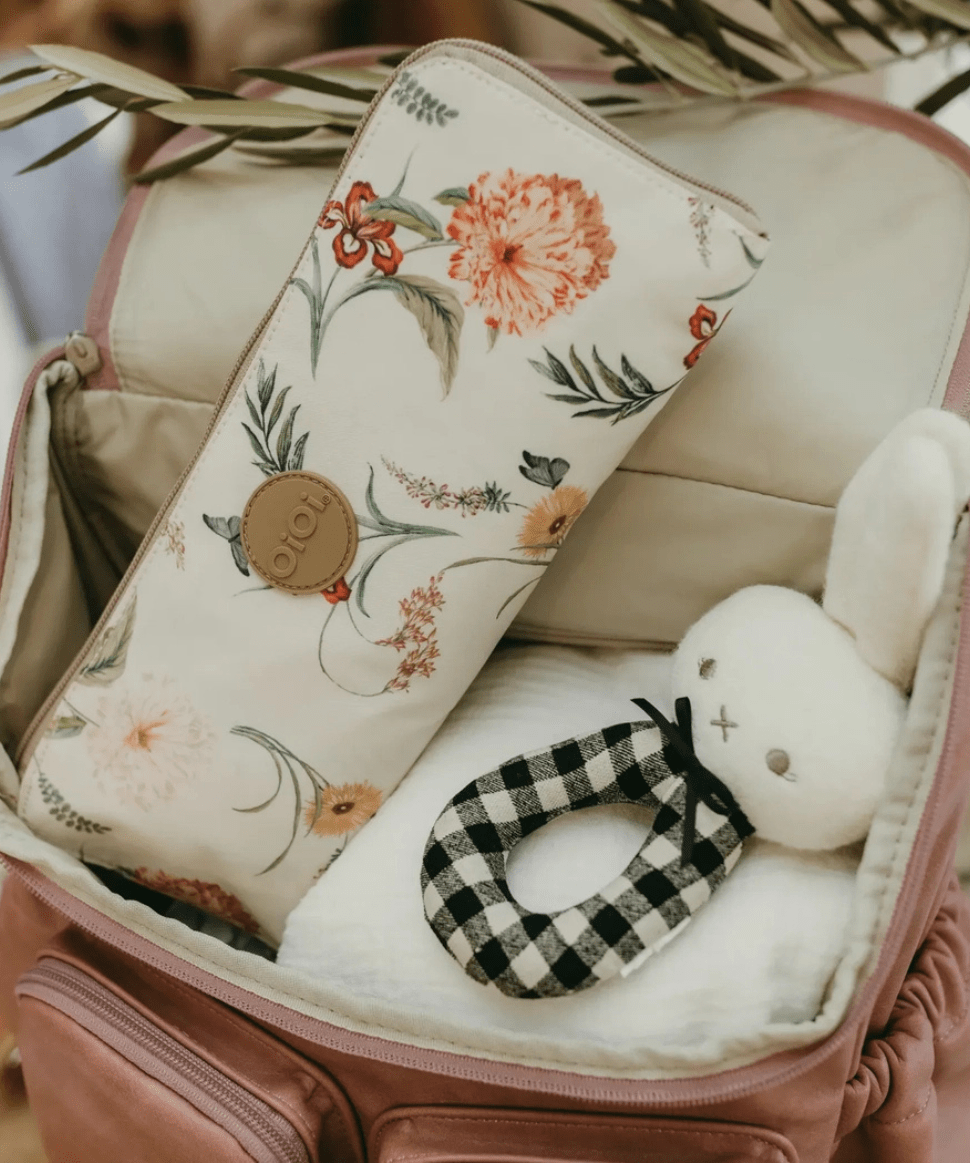 Fold-Up Tote - Wildflower OiOi Preggi Central Maternity Shop Fold-Up Tote - Wildflower OiOi Preggi Central Maternity Shop