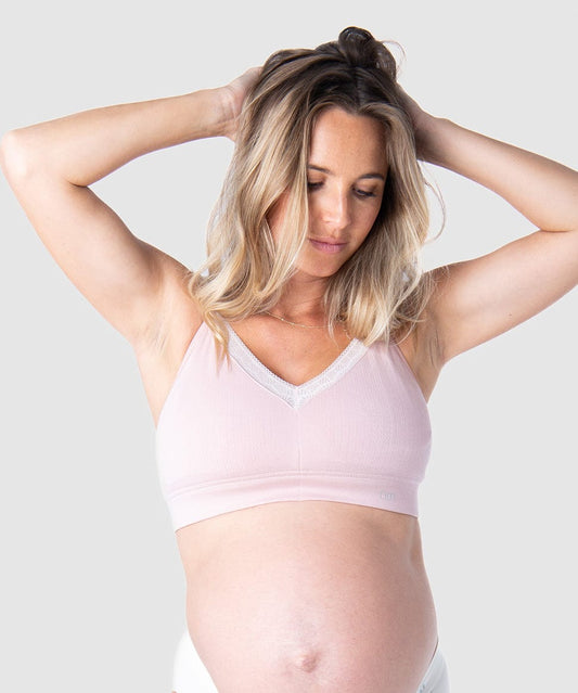 Caress Seamfree Bamboo Full Cup (E-G) Wirefree in Pink Hotmilk Maternity Lingerie Preggi Central Maternity Shop