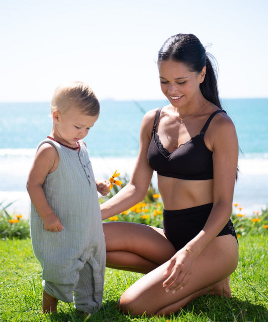 Serenity Bamboo Multifit Wirefree Bra Hotmilk Maternity Lingerie Preggi Central Maternity Shop