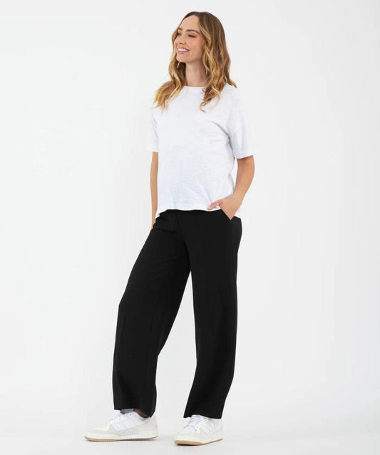 Alexa Wide Leg Pant Black Ripe Maternity Maternity Preggi Central Maternity Shop