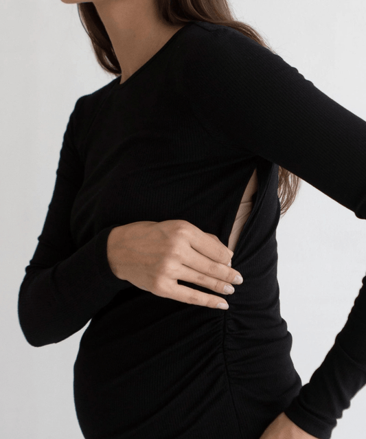 Bamboo Rib Feeding Top Soon Maternity Maternity and Nursing Preggi Central Maternity Shop