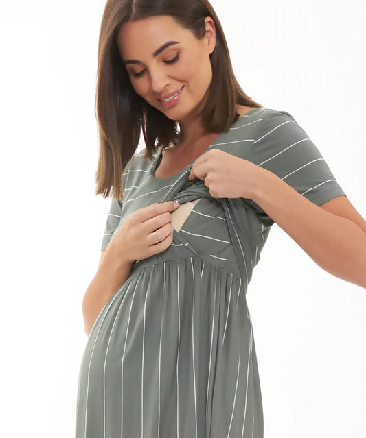 Crop Top Nursing Dress Ripe Maternity Maternity and Nursing Preggi Central Maternity Shop
