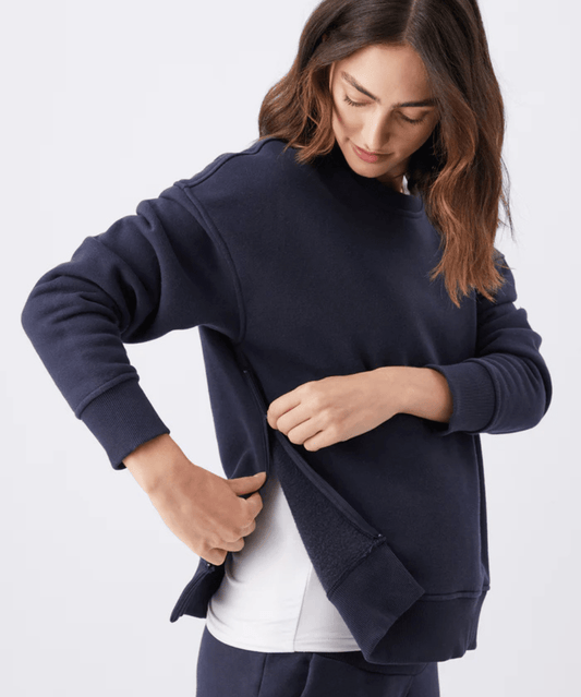 Relax Nursing Sweat Navy Ripe Maternity Maternity and Nursing Preggi Central Maternity Shop