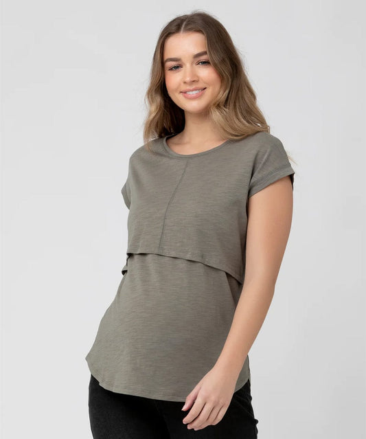 Richie Nursing Tee Ripe Maternity Maternity and Nursing Preggi Central Maternity Shop