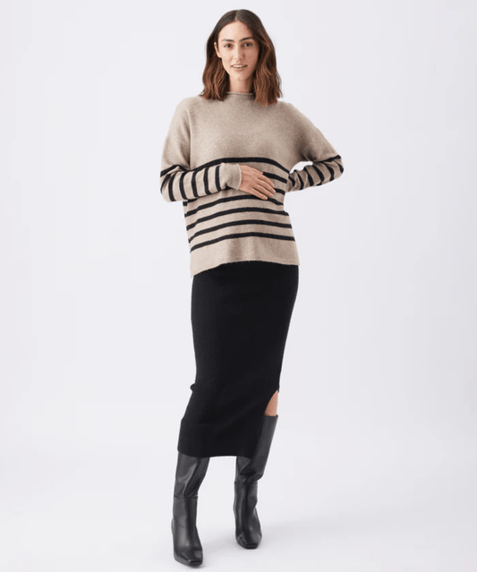 Dani Knit Skirt Black Ripe Maternity Maternity Preggi Central Maternity Shop