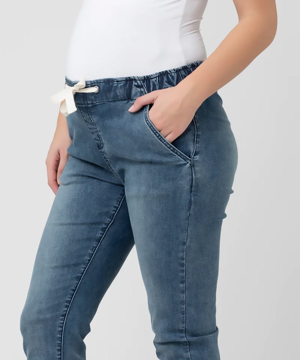 Denim Jogger Ripe Maternity Maternity Preggi Central Maternity Shop Denim Jogger Ripe Maternity Maternity Preggi Central Maternity Shop
