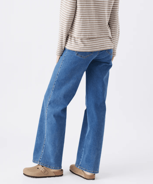 Kyle Wide Leg Jean True Blue Ripe Maternity Maternity Preggi Central Maternity Shop