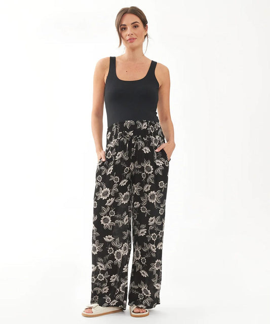 Trina Shirred Pants Ripe Maternity Maternity Preggi Central Maternity Shop