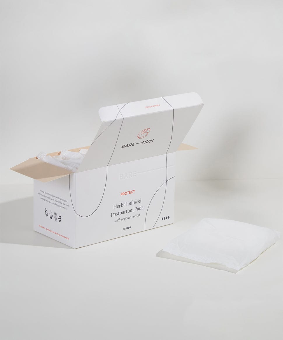 Herbal Infused Postpartum Pads With Organic Cotton Bare-Mum Recovery Preggi Central Maternity Shop Herbal Infused Postpartum Pads With Organic Cotton Bare-Mum Recovery Preggi Central Maternity Shop
