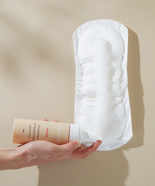 Herbal Infused Postpartum Pads With Organic Cotton Bare-Mum Recovery Preggi Central Maternity Shop