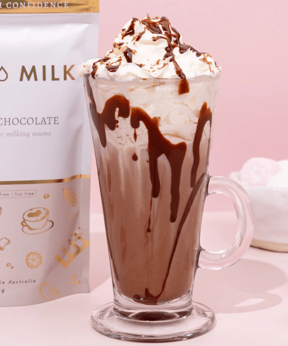 Deluxe Lactation Hot Chocolate Mix Made to Milk Tea and Bikkies 9369998086207 Preggi Central Maternity Shop Deluxe Lactation Hot Chocolate Mix Made to Milk Tea and Bikkies 9369998086207 Preggi Central Maternity Shop