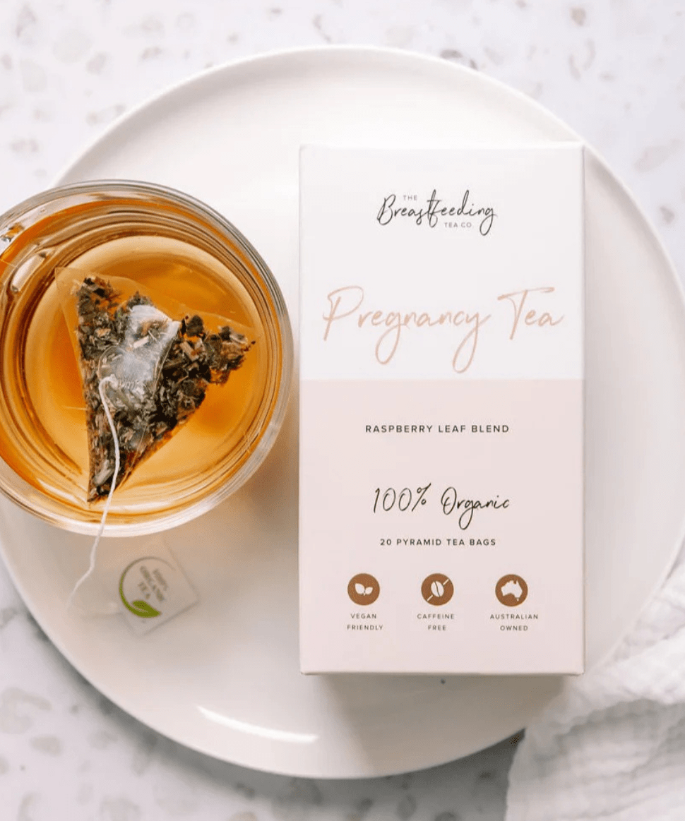 Pregnancy Raspberry Leaf Tea  - Pyramid Teabags The Breastfeeding Tea Co Tea and Bikkies 9369998246298 Preggi Central Maternity Shop Pregnancy Raspberry Leaf Tea  - Pyramid Teabags The Breastfeeding Tea Co Tea and Bikkies 9369998246298 Preggi Central Maternity Shop