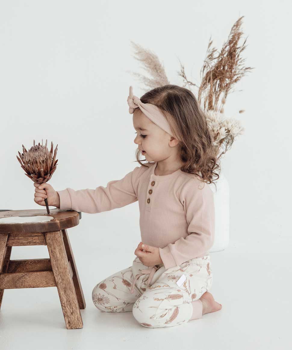 Cameo Rose Rib Henley Onesie Aster & Oak Baby Preggi Central Maternity Shop Cameo Rose Rib Henley Onesie Aster & Oak Baby Preggi Central Maternity Shop