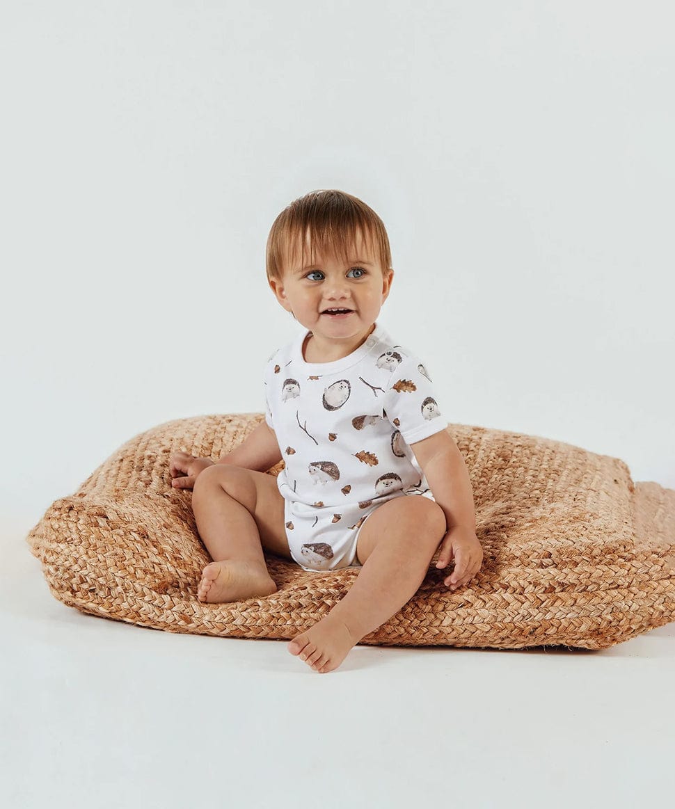 Hedgehog AOP Onesie Aster & Oak Baby Preggi Central Maternity Shop Hedgehog AOP Onesie Aster & Oak Baby Preggi Central Maternity Shop