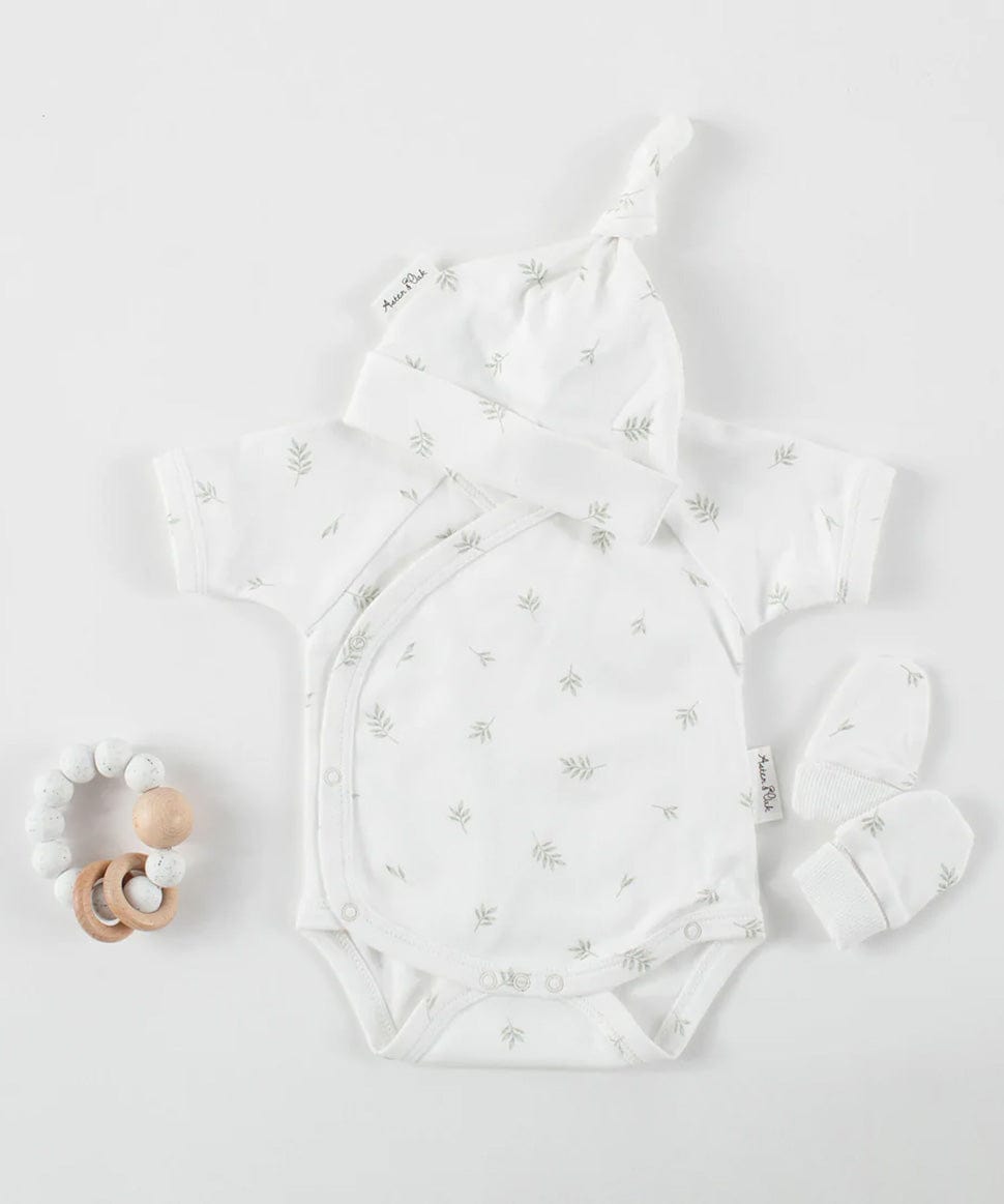 Little Leaf Kimono Bodysuit Aster & Oak Baby Preggi Central Maternity Shop