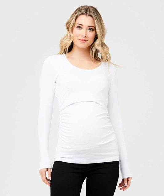 Organic L/S Nursing Top Ripe Maternity Maternity and Nursing Preggi Central Maternity Shop