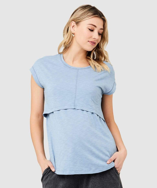 Richie Nursing Tee Ripe Maternity Maternity and Nursing Preggi Central Maternity Shop