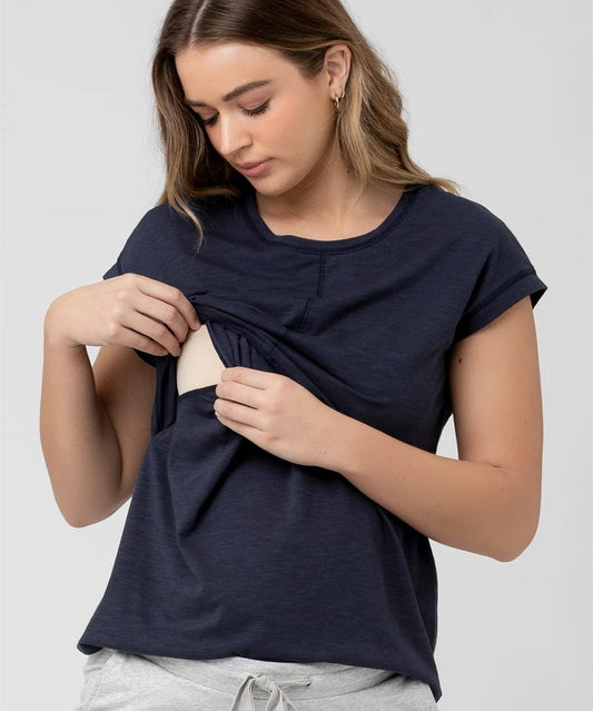 Richie Nursing Tee Ripe Maternity Maternity and Nursing Preggi Central Maternity Shop