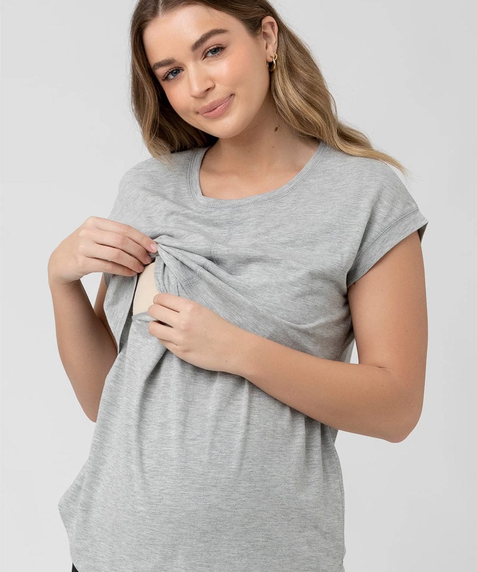 Richie Nursing Tee Ripe Maternity Maternity and Nursing Preggi Central Maternity Shop