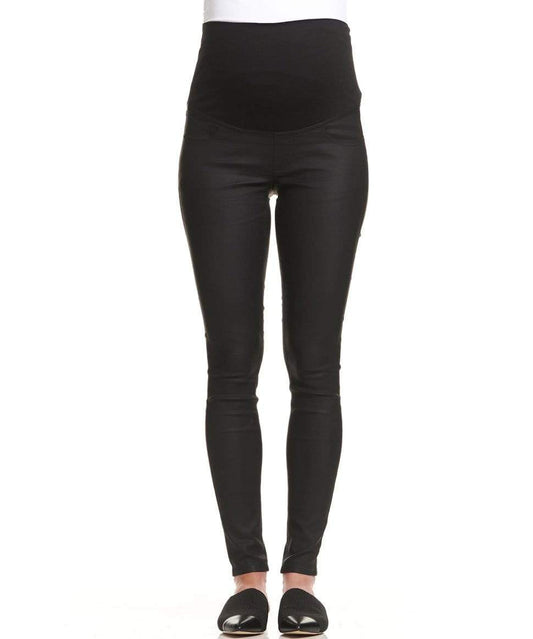 Coated Overbelly Jeans