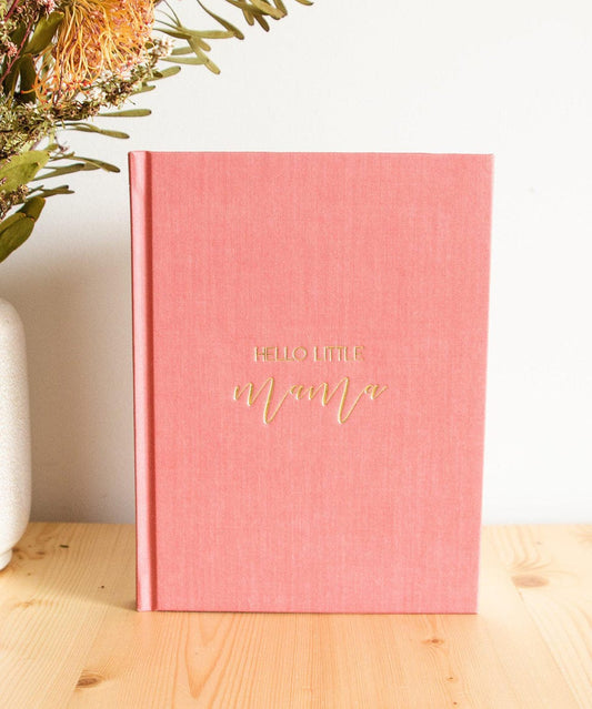 Hello Little Mama - Pregnancy Journal in Pink Blossom and Pear Other 0000004077 Preggi Central Maternity Shop