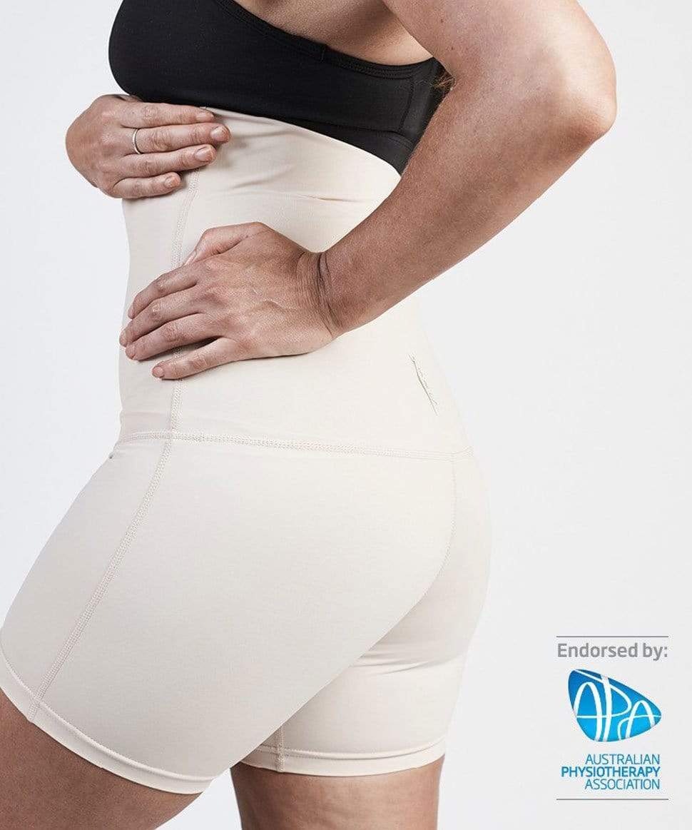 SRC Recovery Mini Shorts in Champagne SRC Recovery Preggi Central Maternity Shop SRC Recovery Mini Shorts in Champagne SRC Recovery Preggi Central Maternity Shop