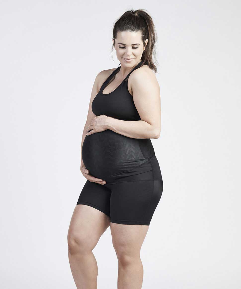 SRC Pregnancy Shorts - Mini Over the Bump – Preggi Central
