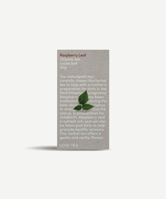 Raspberry Leaf Loose Leaf Tea by LOVE TEA