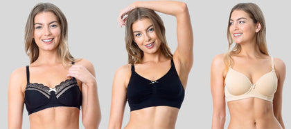 Introducing our Nursing Bra Collection. Worry-less, Stress-free