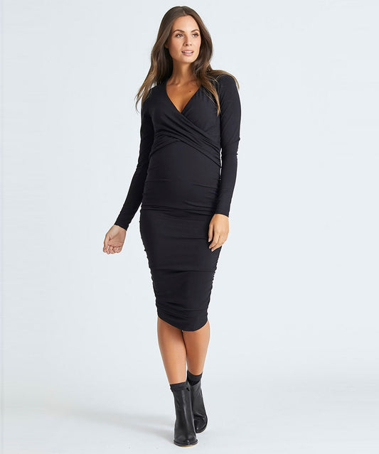 Black Maternity Dresses | Elegant Pregnancy Fashion