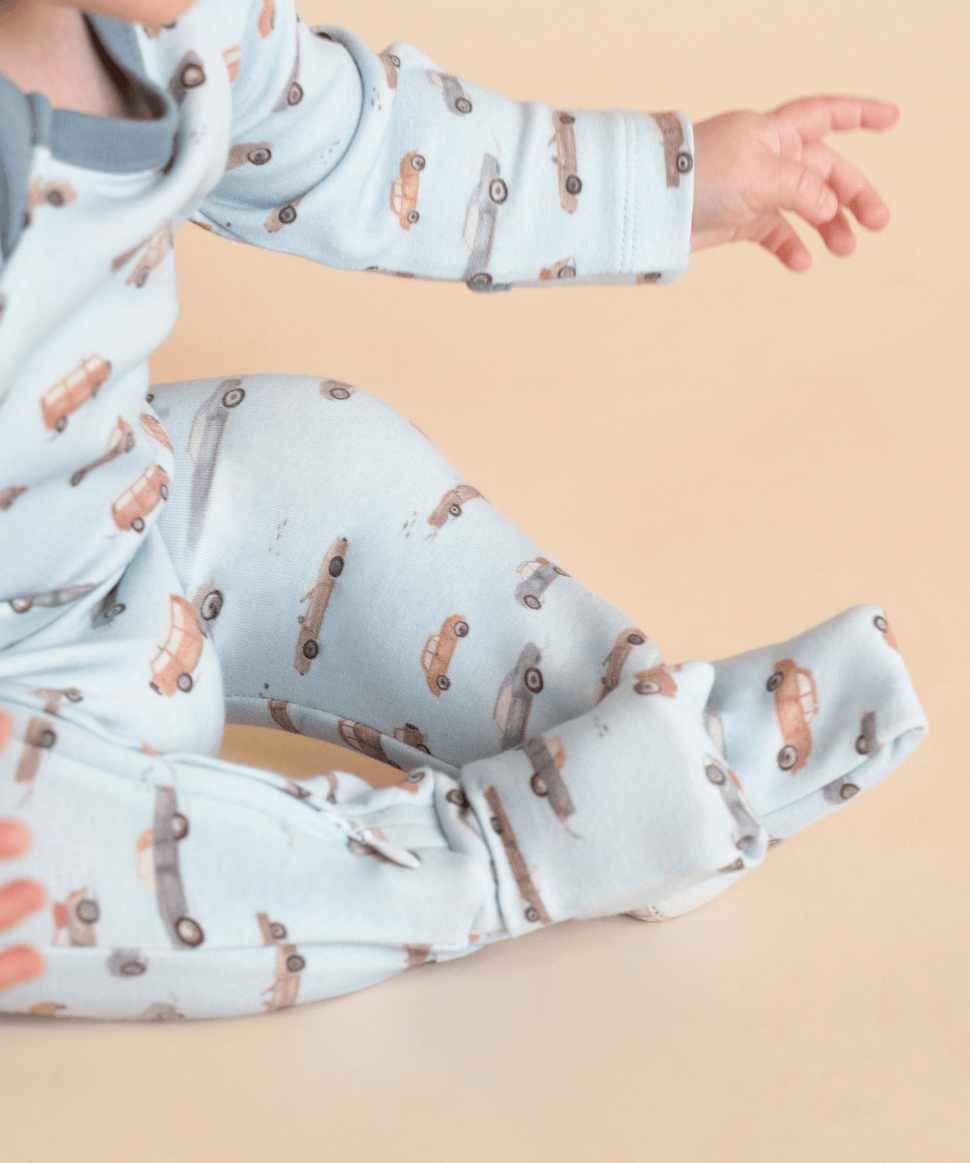 Alvin Car Organic LS Zipsuit Bebe by Minihaha Baby Preggi Central Maternity Shop