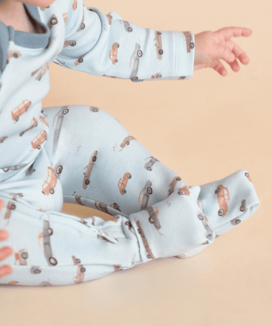 Alvin Car Organic LS Zipsuit Bebe by Minihaha Baby Preggi Central Maternity Shop