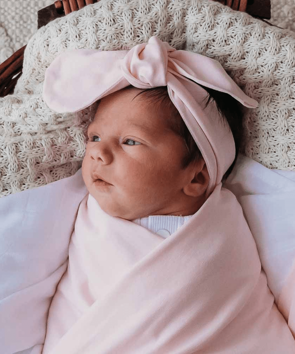 Baby Pink Organic Topknot Snuggle Hunny Baby Preggi Central Maternity Shop
