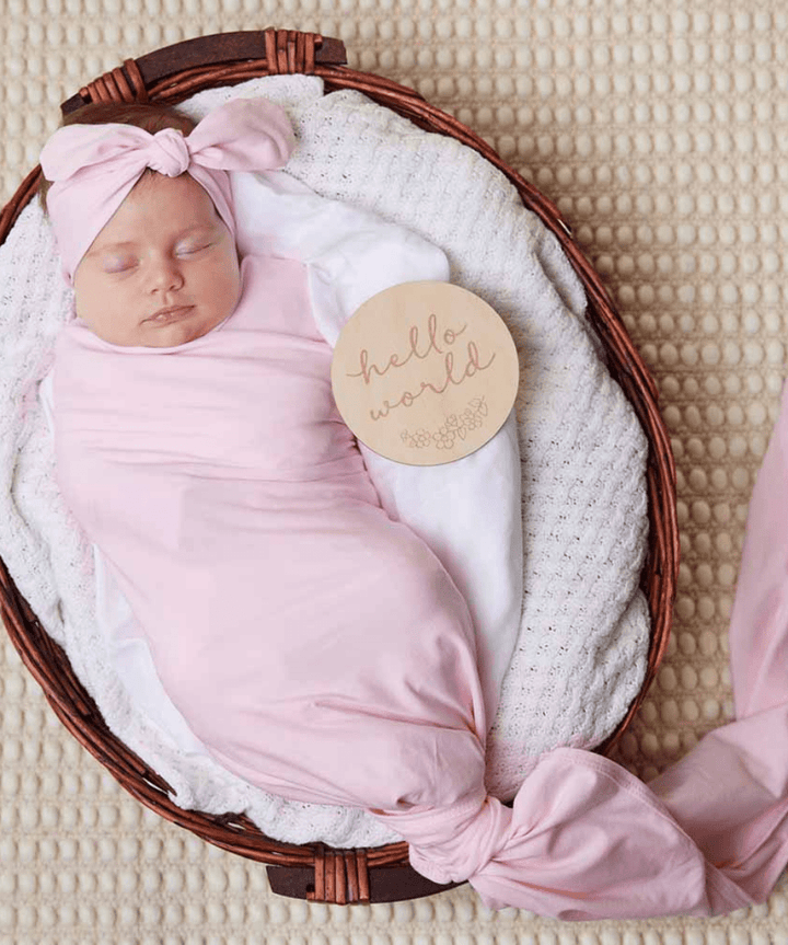 Baby Pink Organic Topknot Snuggle Hunny Baby Preggi Central Maternity Shop