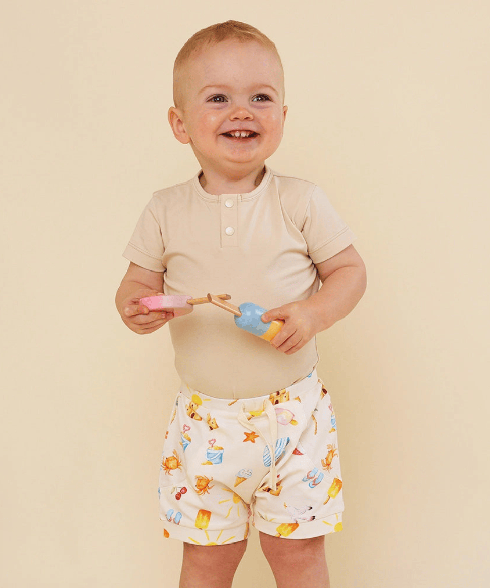 Beach Fun Shorts Bebe by Minihaha Baby Preggi Central Maternity Shop