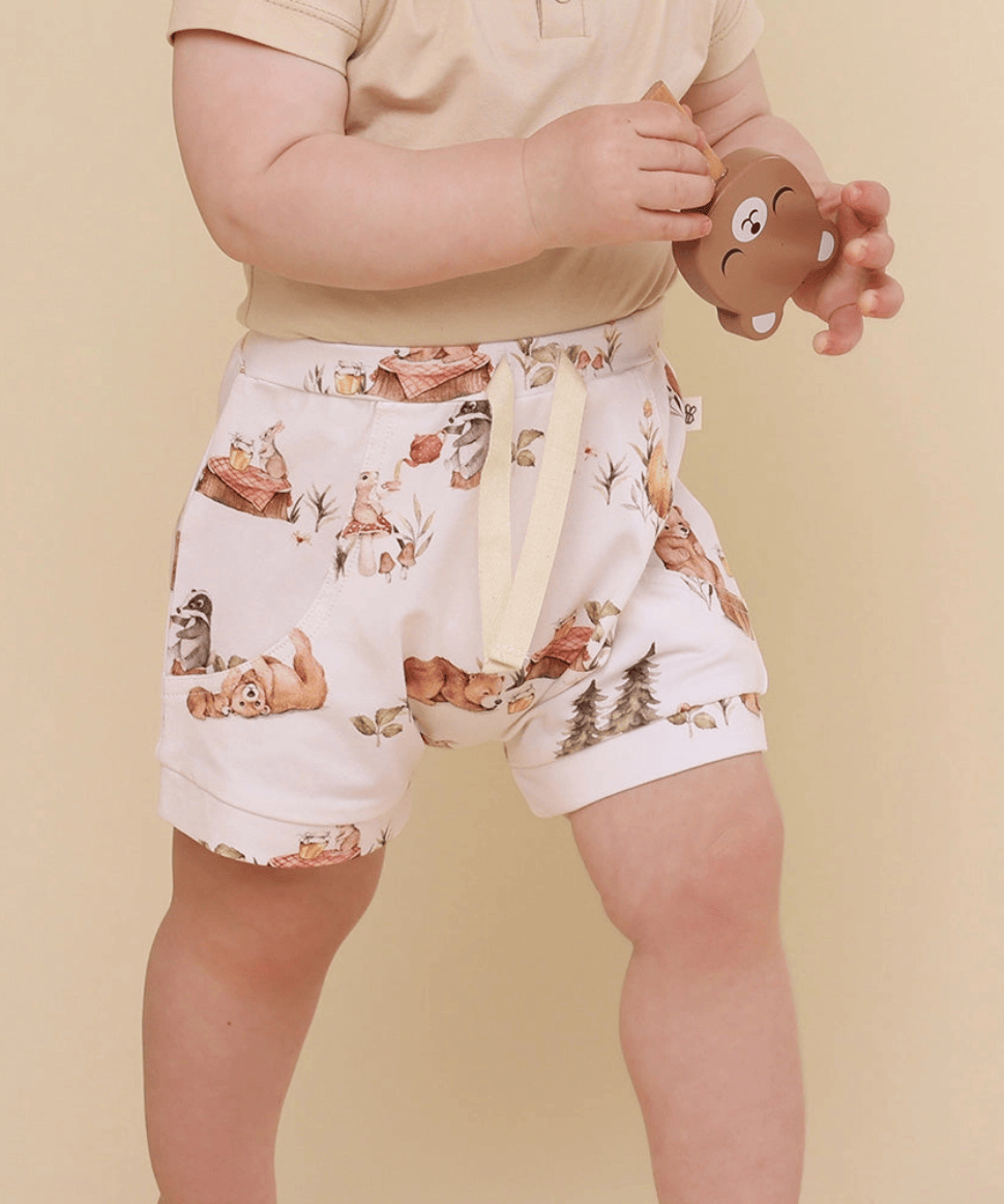 Bear Oragnic Shorts Snuggle Hunny Baby Preggi Central Maternity Shop