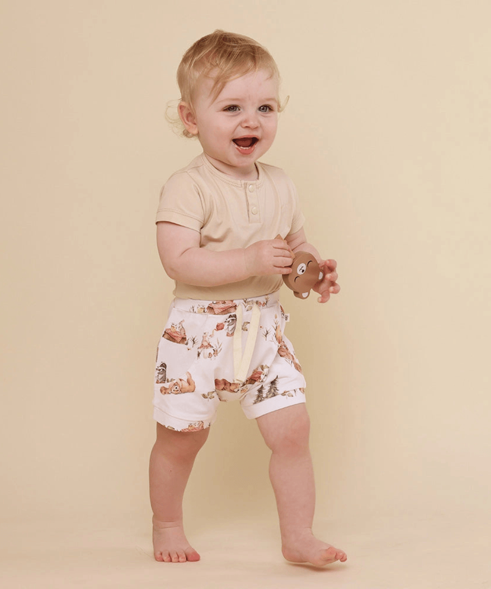 Bear Oragnic Shorts Snuggle Hunny Baby Preggi Central Maternity Shop