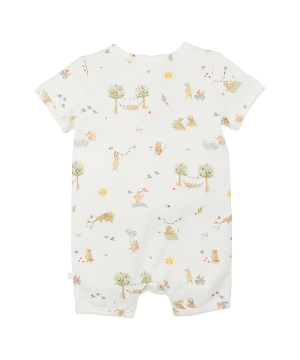 Bear Organic Zipsuit Bebe by Minihaha Baby Preggi Central Maternity Shop