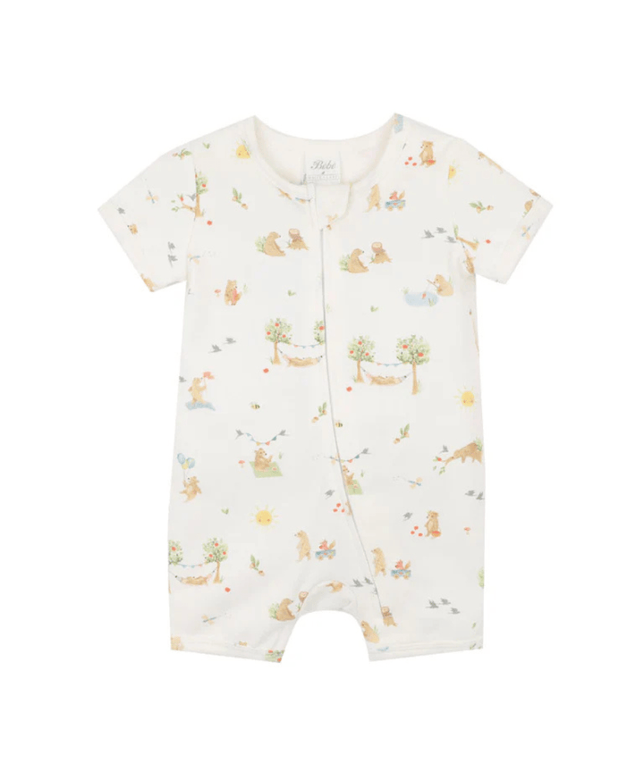 Bear Organic Zipsuit Bebe by Minihaha Baby Preggi Central Maternity Shop