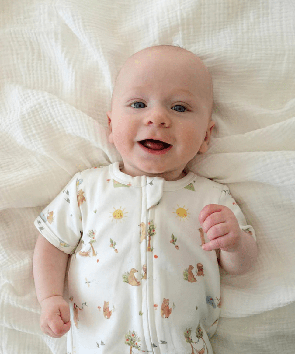 Bear Organic Zipsuit Bebe by Minihaha Baby Preggi Central Maternity Shop