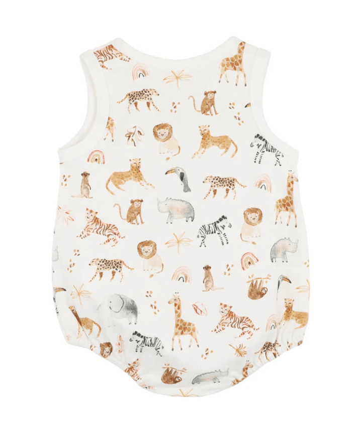 Billie Print Organic Button Front Bodysuit Bebe by Minihaha Baby Preggi Central Maternity Shop