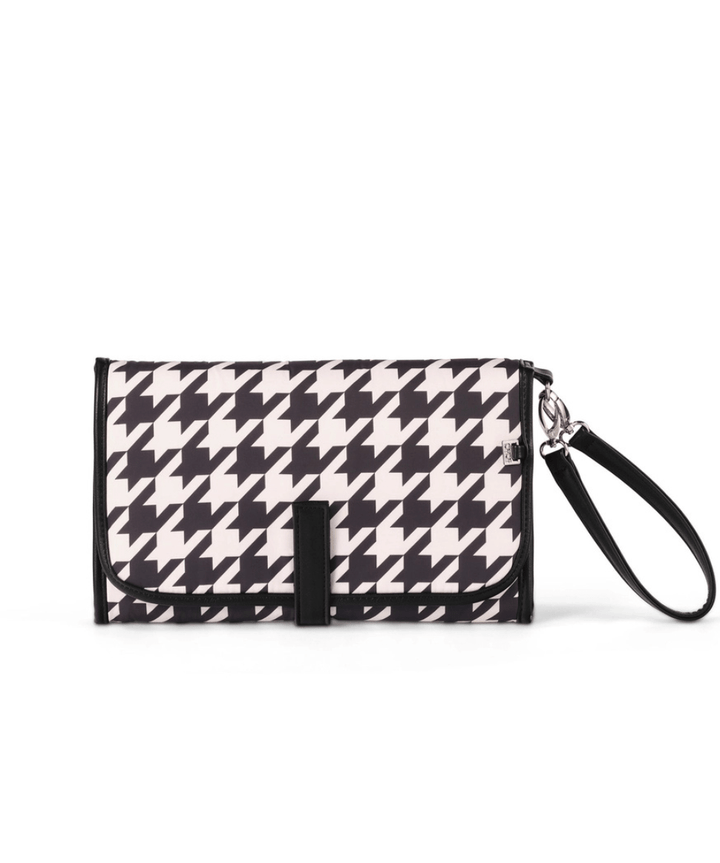 Change Mat Clutch - Houndstooth OiOi Baby Preggi Central Maternity Shop